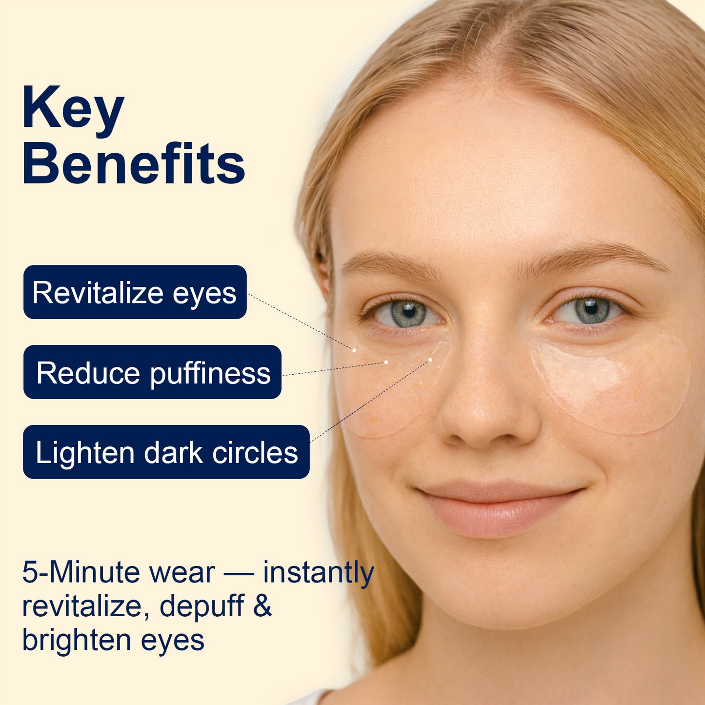 Lunara & Solara Hydrogel Eye Patches with Two Bonus Eye Serums