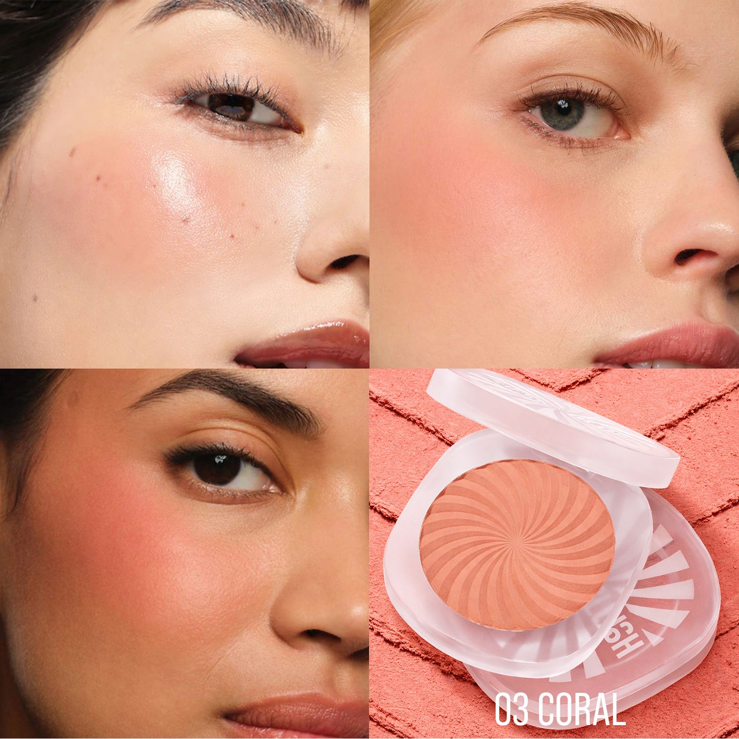 Cheeky Blush Compact - 03 Coral